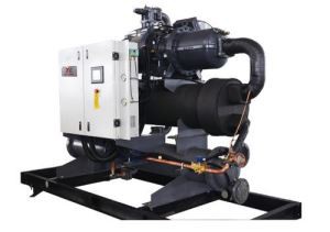 Segondè efikas dlo refwadi vis chiller machin pou endistriyèl